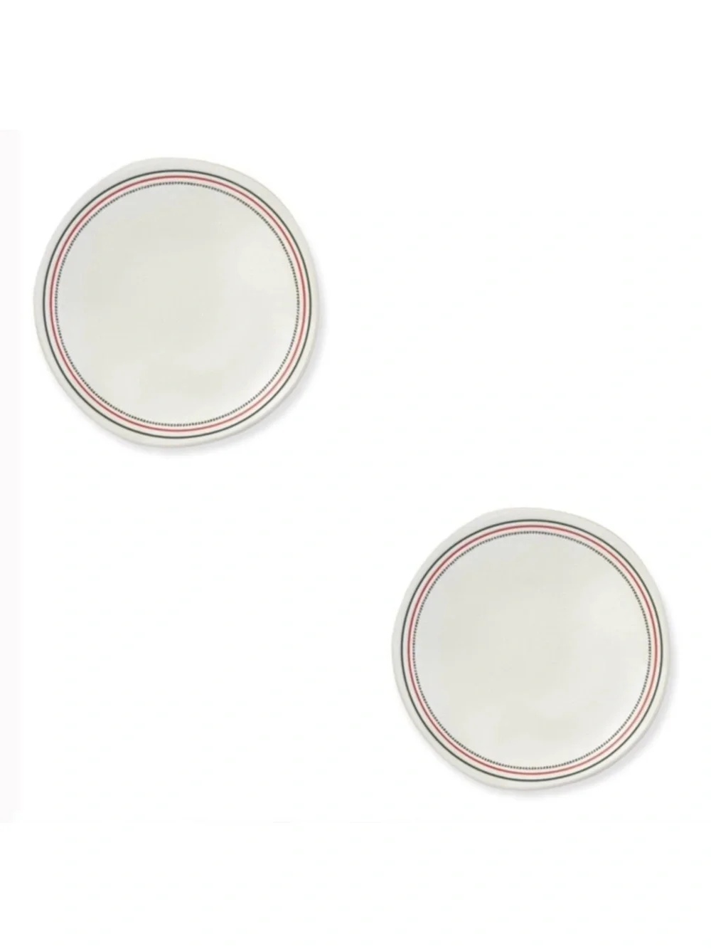 Hearth & Hand Striped Stoneware Appetizer Plates - Set of 2